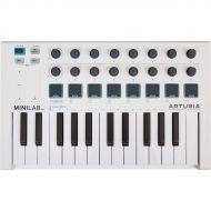 Arturia},description:Compact and Rich in FeaturesArturia’s MiniLab Universal MIDI Controller combines hands-on control with style and portability. Ultra-compact yet loaded with fea