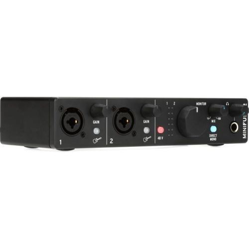  Arturia MiniFuse 2 USB-C Audio Interface Recording Bundle - Black