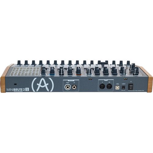  Arturia MiniBrute 2S Semi-Modular Analog Synthesizer/Sequencer with 48-Point Patchbay