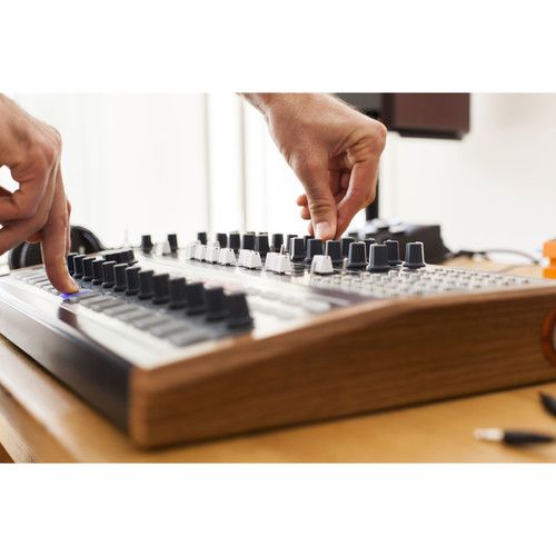  Arturia MiniBrute 2S Semi-Modular Analog Synthesizer/Sequencer with 48-Point Patchbay