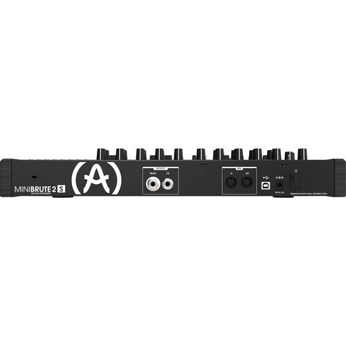  Arturia MiniBrute 2S Special Edition Noir Semi-Modular Analog Synthesizer/Sequencer (Black)