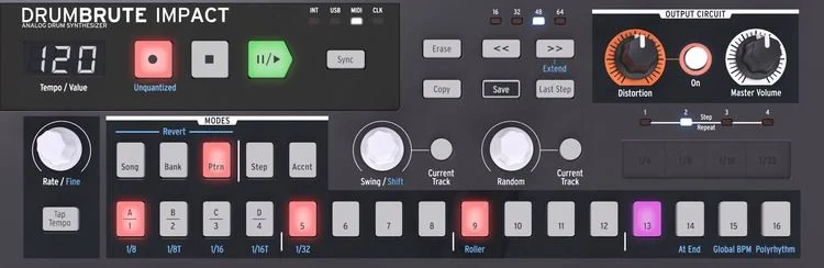  Arturia DrumBrute Impact Analog Drum Machine Demo