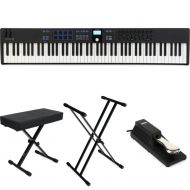 Arturia KeyLab Essential mk3 88-key Keyboard Controller Essentials Bundle - Black