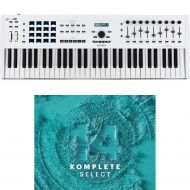 Arturia KeyLab 61 MkII 61-key Keyboard Controller and Komplete 14 Select Plug-in Bundle - White