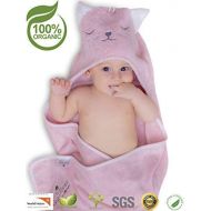 Artyish Premium Hooded Baby Towel, 100% ORGANIC Bamboo, FREE Baby Bib, Perfect Baby Shower Gift,...