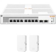 HPE Networking Instant On 1930 8-Port Gigabit PoE+ Switch & AP11D Access Point Network Kit (2 x APs)