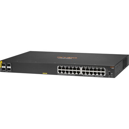  Aruba CX 6000 24G 24-Port Gigabit PoE+ Compliant Managed Network Switch with SFP