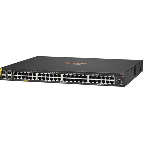  Aruba 6100 48-Port Gigabit PoE+ Compliant Managed Network Switch with SFP+