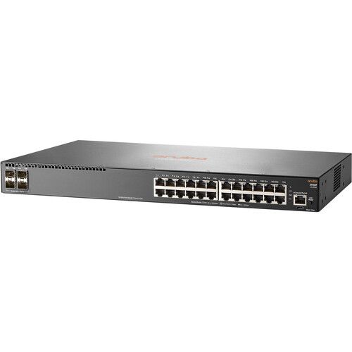  Aruba 2930F 24-Port Gigabit Managed Network Switch with SFP+