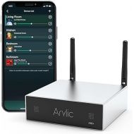 Arylic Up2stream A50+ Bluetooth Amplifier for Speakers，TPA3116 Stereo System，Multiroom/multizone Sync HiFi Audio, Wireless Stereo Amplifier