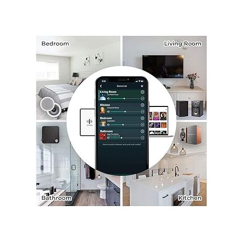  WiFi & Bluetooth 5.0 preamplifier/Audio Receiver, Wireless multiroom/multizone Home Stereo Music Receiver Circuit Module with Airplay，Spotify Connect and Remote Control for DIY Speakers-Up2stream S10