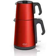 [아마존베스트]Arzum Cay Sefasi Tea Machine High Quality Stainless Steel Red
