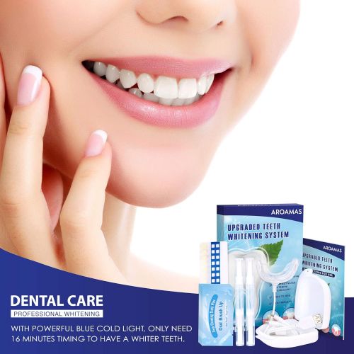  AsaVea Natural Teeth Whitening Kit, Complete All-in-One At-Home System, Painless & No Sensitivity,...