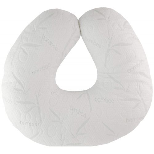  Asani Extra-Soft Breastfeeding Baby Support Pillow w/ 100%Hypoallergenic Removable Bamboo Cover&Slipcover | Antibacterial Newborn Infant Feeding Cushion | Portable for Travel | Nursing P