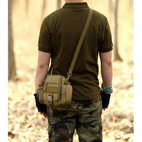  Aseun Multifunctional Outdoor Tactical Package Motorcycle Sports Ride Men Nylon Pack Satchel Purse Riding Package Hunting Tool Waist Pack