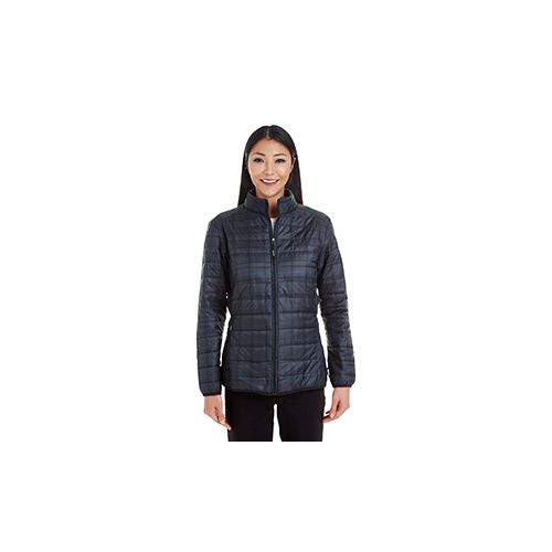  Ash City - North End Ladies Portal Interactive Printed Packable Puffer Jacket