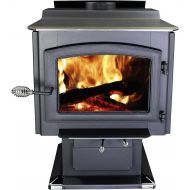 [아마존베스트]Ashley Hearth AW3200E-P 3,200 Sq. Ft. EPA Certified Pedestal Wood Burning Stove with Blower, Black