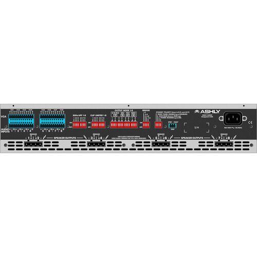  Ashly MA250.8 High-Performance 8-Channel Installation Amplifier