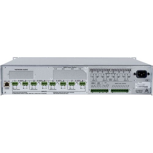  Ashly NE8250.25 Network Amplifier with CobraNet Option Card