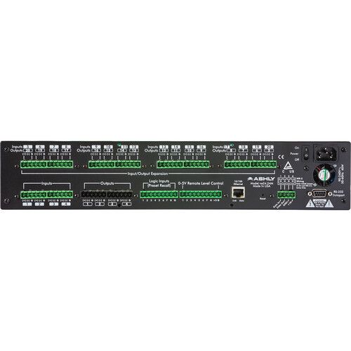  Ashly Protea ne24.24MT Matrix Digital Signal Processor with 8x4 I/O and GPO Logic Card