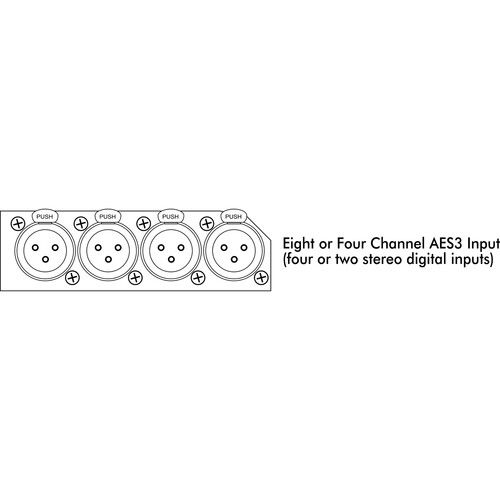  Ashly ne4800ASC Network Enabled Digital Signal Processor with 4-Channel AES3 Inputs + 8-Channel AES3 Outputs + CobraNet Card