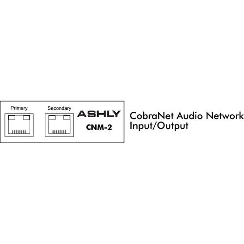  Ashly ne4800ASC Network Enabled Digital Signal Processor with 4-Channel AES3 Inputs + 8-Channel AES3 Outputs + CobraNet Card