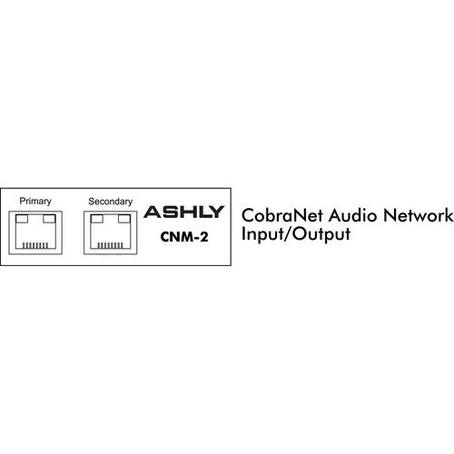  Ashly ne8800MSC Network Enabled Digital Signal Processor with 4-Channel Mic Pre Inputs + 8-Channel AES3 Outputs + CobraNet Card