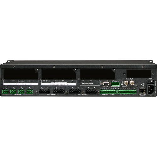  Ashly ne4800SD Network Enabled Digital Signal Processor with 8-Channel AES3 Outputs + Dante Network Card