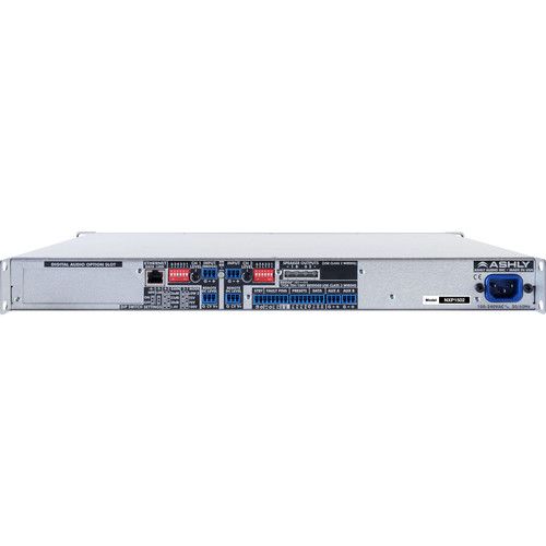  Ashly NXP150 1U 2-Channel Multi-Mode Network Power Amplifier with Protea DSP Software Suite