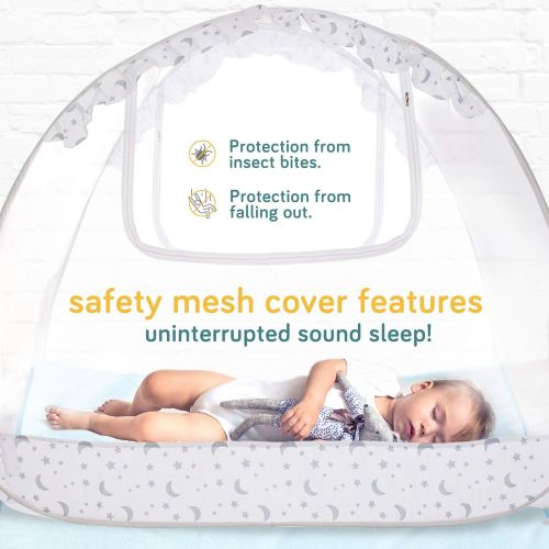  [아마존베스트]Ashtonbee Baby Crib Canopy Safety Tent, Baby Crib Tent, Mesh Crib Cover, Baby Bed Tent, Baby Crib Net Pop Up