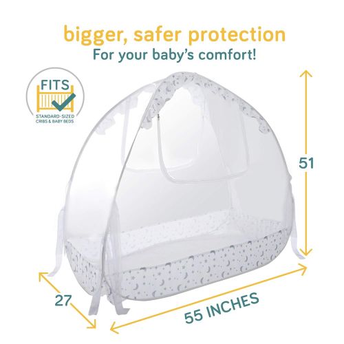  [아마존베스트]Ashtonbee Baby Crib Canopy Safety Tent, Baby Crib Tent, Mesh Crib Cover, Baby Bed Tent, Baby Crib Net Pop Up