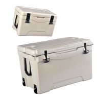 Asia-L 75+28-Quart Ice Chest, Heavy Duty High Performance Insulated Cooler, Two Packs with Wheels