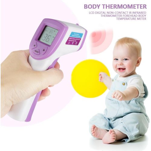  Asixx Body Thermometer, Body Thermometer, LCD Digital Thermometer Non-Contact IR Infrared Thermometer Forehead Thermometer Body Temperature Meter Infant, Babies, Children Adults