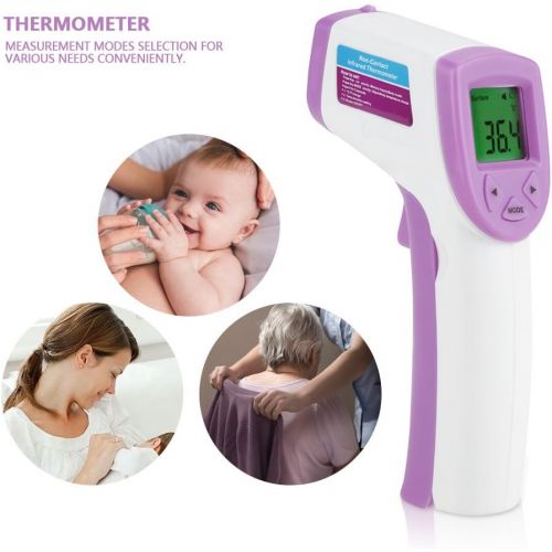  Asixx Body Thermometer, Body Thermometer, LCD Digital Thermometer Non-Contact IR Infrared Thermometer Forehead Thermometer Body Temperature Meter Infant, Babies, Children Adults