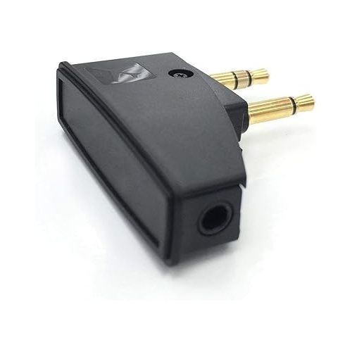  QC15 Airplane Headphone Adapter Compatible with Bose 700 QuietComfort 2 QC3 QC45 QC35 QC35ii QC15 QC25 QC20 NC700 SoundLink SoundLinkII AE2 AE2i AE2W and More Headphones, Golden Plated 3.5mm Jack