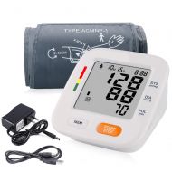 Asobilor Blood Pressure Monitor Upper Arm Automatic Blood Pressure Monitor Large Cuff 8.7-17.5 Digital BP Cuff Monitor with Pulse Rate 2 User for Home Use AC Adapter USB DC Cable Included