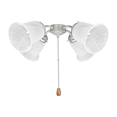  Aspen Creative 22003-11 Ceiling Fan Fitter Light Kit, Brushed Nickel