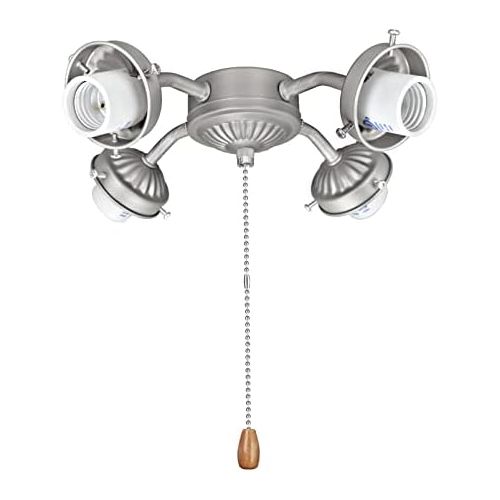  Aspen Creative 22003-11 Ceiling Fan Fitter Light Kit, Brushed Nickel