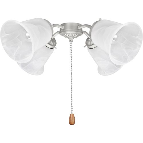  Aspen Creative 22003-11 Ceiling Fan Fitter Light Kit, Brushed Nickel