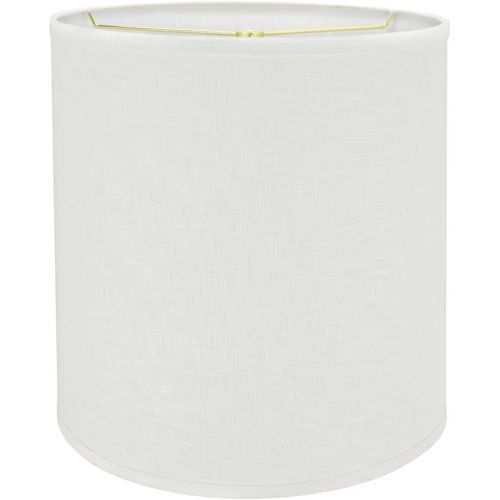  Aspen Creative 32532 Transitional Drum (Cylinder) Shaped Spider Construction Lamp Shade in Off White, 15 Wide (14 x 15 x 15)
