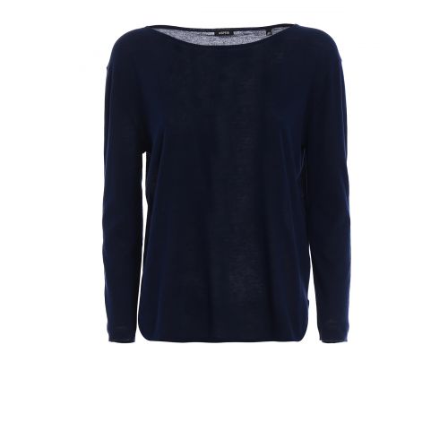  Aspesi Ultralight cotton boat neck sweater