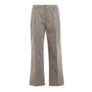 Aspesi Pure cotton pleated trousers