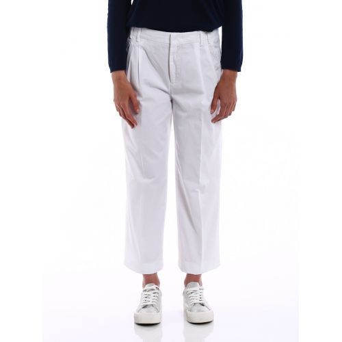  Aspesi Pleated pure cotton trousers