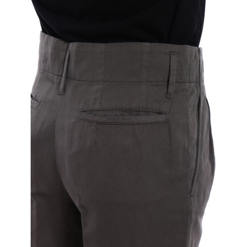  Aspesi Linen blend ankle length trousers