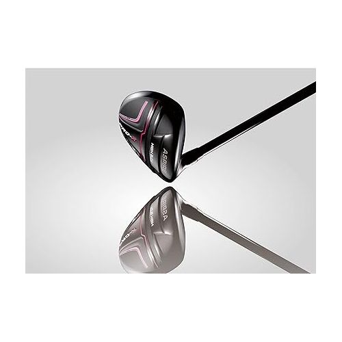  Aspire PRO-X Ladies Womens Complete Right Handed Golf Clubs Set Includes Titanium F Driver, 3 Fairway Wood, 4-5 Hybrids, 7-SW Irons, Putter, Cart Bag, 4 H/C's