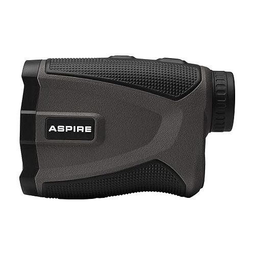  Aspire Golf Platinum Laser Rangefinder with Slope, 6X Magnification, 1000 Yards, Pin Seek, Target Lock, Vibration Alert, Noise Filtration, IPX5 Water Resistance ? Case and Battery Included