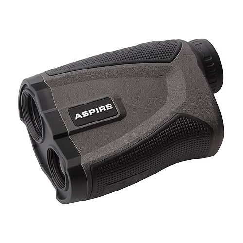  Aspire Golf Platinum Laser Rangefinder with Slope, 6X Magnification, 1000 Yards, Pin Seek, Target Lock, Vibration Alert, Noise Filtration, IPX5 Water Resistance ? Case and Battery Included