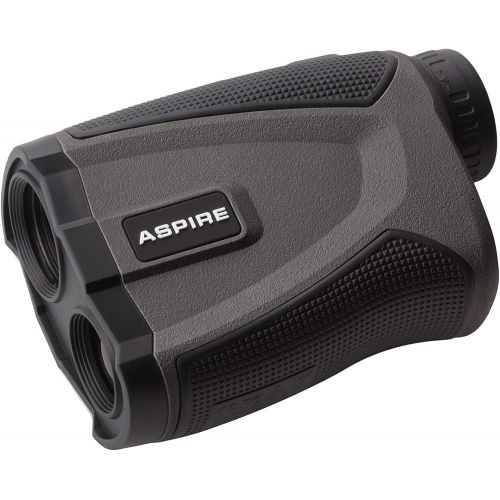 Aspire Golf Platinum Laser Rangefinder with Slope, 6X Magnification, 1000 Yards, Pin Seek, Target Lock, Vibration Alert, Noise Filtration, IPX5 Water Resistance  Case and Battery