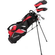 Aspire Junior Plus Complete Golf Club Set for Children, Kids - 5 Age Groups Boys and Girls - Right Hand, Real Girls Junior Golf Bag, Kids Golf Clubs Set