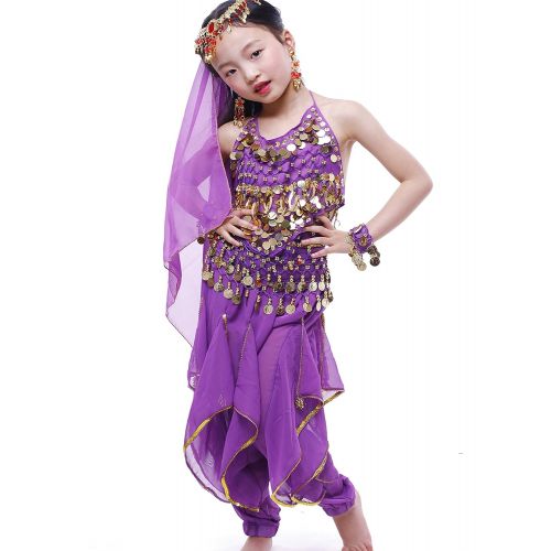  Astage Girls Genie Costume India Belly Dance Arabian Princess Halloween Costume